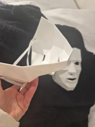 Máscaras blancas (2 unidades) Hallowen. Disfraz