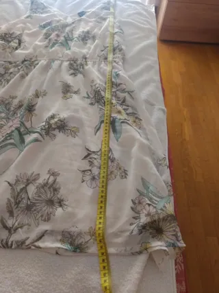 Vestido gasa estampado floral