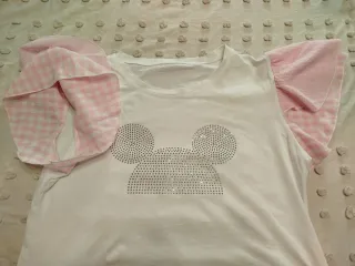 Camiseta blanca con Mickey