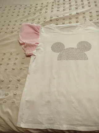 Camiseta blanca con Mickey