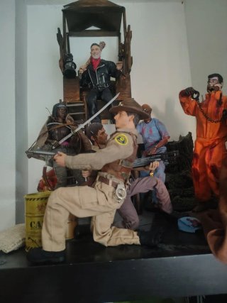 Pack 7 Figuras Walking Dead 1/6 Articuladas