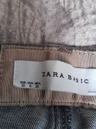 Vaqueros Zara Talla 38  Etlásticos