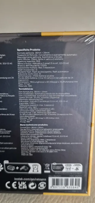 Kodak Snapic A1 originale. Prodotto nuovo