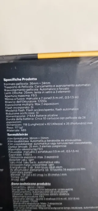 Kodak Snapic A1 originale. Prodotto nuovo