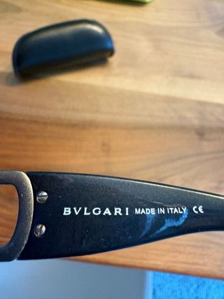 Gafas de Sol Bulgari Aviador Plata y Negro