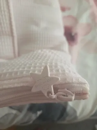 Saco capazo Cotton Juice rosa bebé