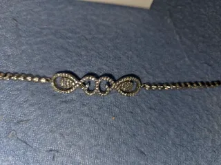 Pulsera de plata con circonitas