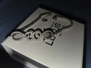 Pulsera de plata con circonitas