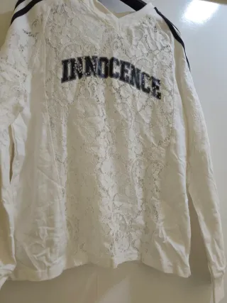 Sudadera encaje blanca INNOCENCE T.38