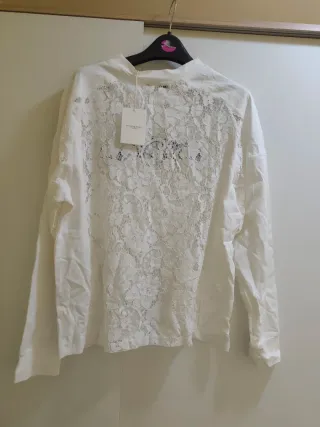 Sudadera encaje blanca INNOCENCE T.38