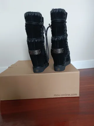 Botas Mou Talla 37 Negras