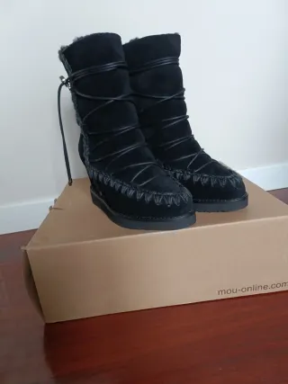 Botas Mou Talla 37 Negras