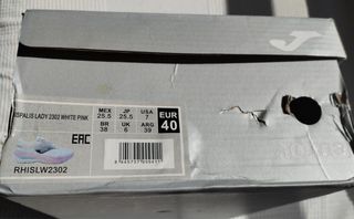 Zapatillas Joma Hispalis Lady 2302 Blanco Rosa