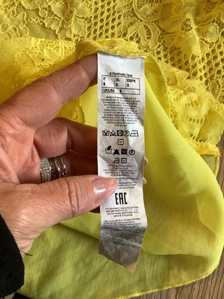 Maglia donna Intimissimi pizzo giallo