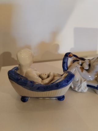 Figure di porcellana vintage (2 unità)