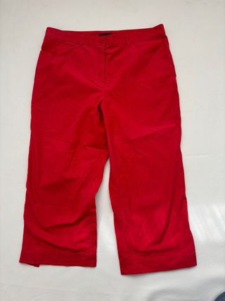 Pantalón Massimo Dutti Vintage Rojo