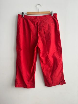 Pantalón Massimo Dutti Vintage Rojo