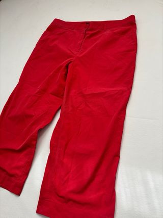 Pantalón Massimo Dutti Vintage Rojo