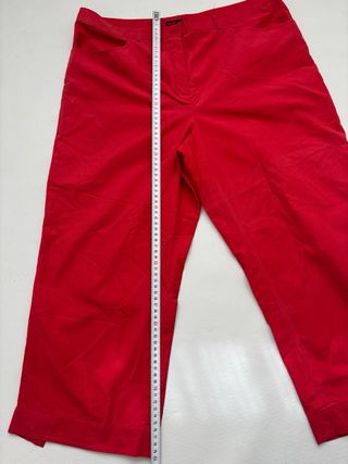Pantalón Massimo Dutti Vintage Rojo