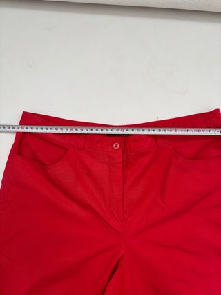 Pantalón Massimo Dutti Vintage Rojo