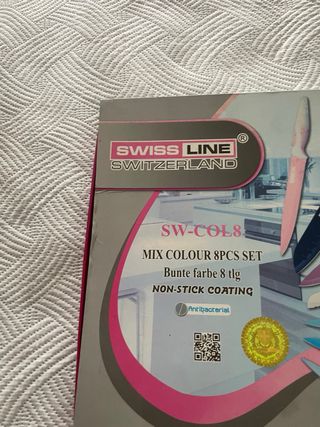 Set 8 Cuchillos Swiss Line Colores