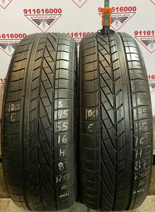 -195 55 16 H GOODYEAR RUEDA AL 90% VIDA UTIL