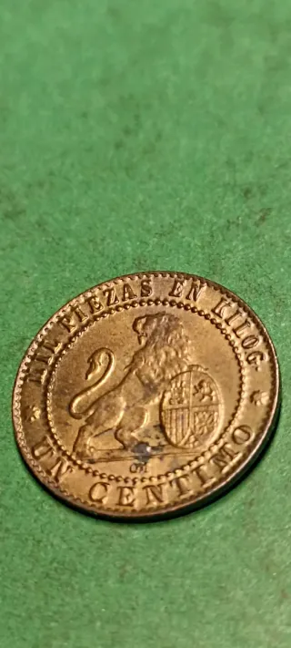 1 Céntimo 1870.