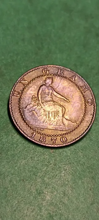 1 Céntimo 1870.