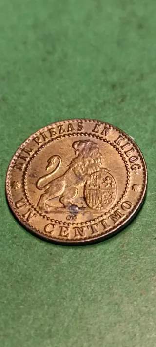 1 Céntimo 1870.