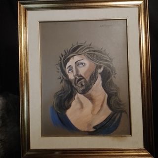 Antico dipinto olio su tela