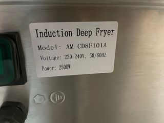 Freidora Eléctrica Inducción 2500W