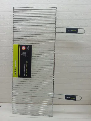 Griglia Cromata in Acciaio per Barbecue 100x40cm