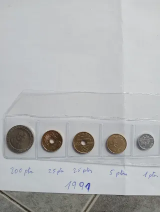 Lote de 5 monedas