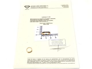 E1798313-0 Anillo Oro 18k con Diamantes