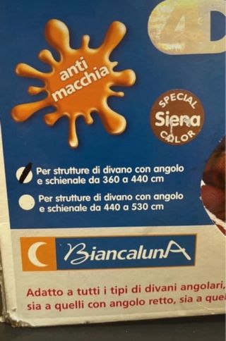 Copridivano Genius 4D Suit Biancaluna Antimacchia