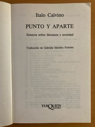 Punto y aparte (Marginales) (Spanish Edition)