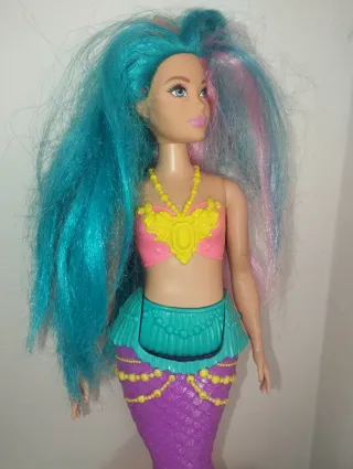 Barbie Sirena Dreamtopia Pelo Rosa y Turquesa