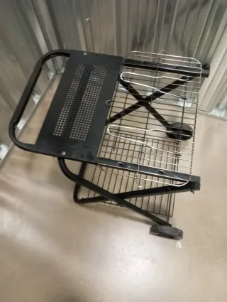 Carrello Barbecue Nero/Argento
