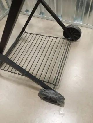 Carrello Barbecue Nero/Argento