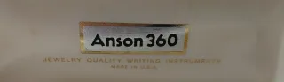 Bolígrafo Anson 360 Dorado