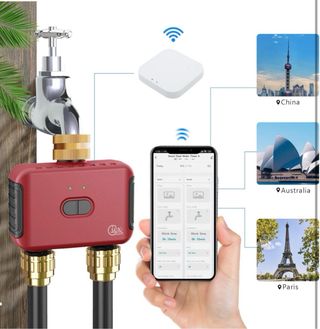 Programador Riego Inteligente 2 Salidas