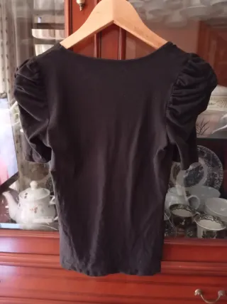 Camiseta de Zara negra