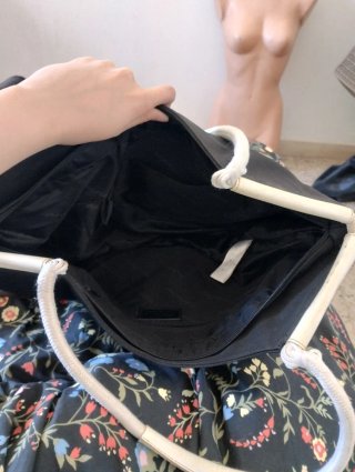 Borsa Byblos nera e bianca