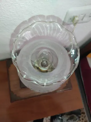 Lámpara de mesa antigua vintage