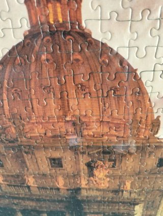 Puzzle quadro edificio con cupola