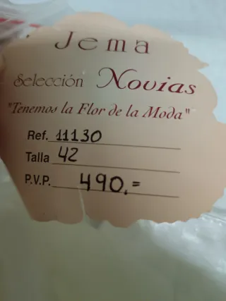 Vestido Novia/Fiesta Blanco Talla Única