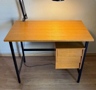 Escritorio Mid Century Madera y Metal