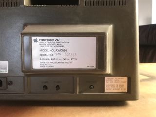 Monitor Apple II 220V