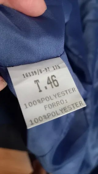 Torera azul mujer Talla 46