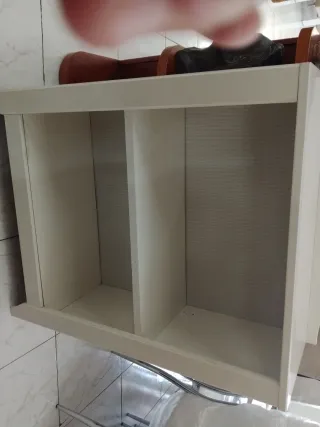 Mueble auxiliar madera blanco